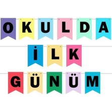 Dodomar Okulda Ilk Günüm Yazısı 210 cm Kırlangıç Bayrak