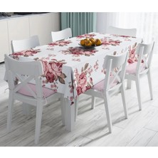 Rem Home Remhome Özel Tasarım Dijital Baskılı Leke Tutmaz Masa ÖRTÜSÜ-120X140 cm 90 x 90 cm