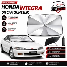 OtoÇizgi Honda Integra Şemsiye Tip Ön Cam Güneşliği Katlanabilir Uv Korumalı Araç Cam Güneşlik