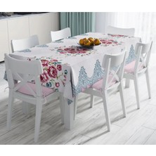Rem Home Remhome Özel Tasarım Dijital Baskılı Leke Tutmaz Masa Örtüsü 90 x 90 cm