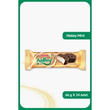 Ülker Halley Mini Bisküvi - Sütlü Çikolatalı - 66 gram - 24 Adet