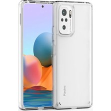 Tele Shop Xiaomi Redmi Note 10S Tam Koruma Sağlayan Şeffaf Liora Silikon Kılıf