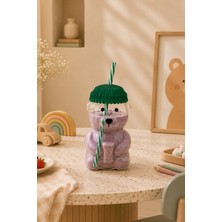 Seral Teddy Bear Cam 550 ml Bardak Soğuk ve Sıcak Içecek