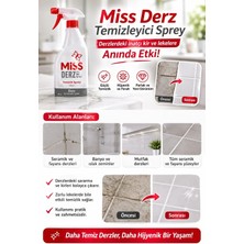 750 ml Miss Derz Temizleyici Sprey, Derzler için Hijyenik ve Estetik Temizlik Sunar