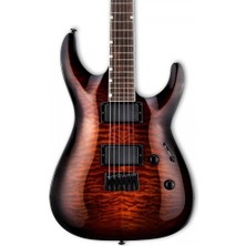 Esp Ltd LMH200HTQMDBSB MH-200 Dark Brown Sunburst Elektro Gitar