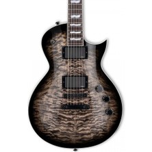 Esp Ltd LEC400QMSTBLKSB EC-400 See Thru Black Sunburst Elektro Gitar