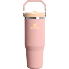 Stanley The Iceflow Flip Straw Pipetli Termos Bardak 0,89 Lt | Gül Kurusu