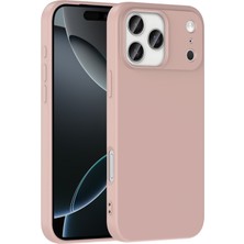 Mobixa iPhone 17 Pro Max Leke Tutmayan Esnek Kadife Dolgulu Şık Oxshan Premium Silikon Kılıf