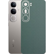 Kapps Vivo V40 Lite ile Uyumlu Fiber Serisi Premium Arka Kapak Kaplama(Kenarlar Yoktur!)