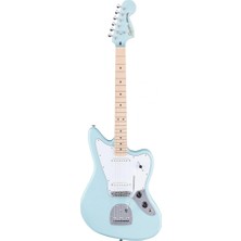 Squier Limited Edition Affinity Jaguar Laurel Klavye Wpg Daphne Blue Elektro Gitar