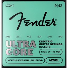 Fender Ultracore 4250L Nickel Plated Steel Bullet End 09-42 Elektro Gitar Teli