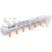 Simpa 1tbe-Mt/1,5 Müşterek Bara 1,5mm Erkek 1 Faz 1 mt - 56 Otomat Için - 100A - 5 Adet