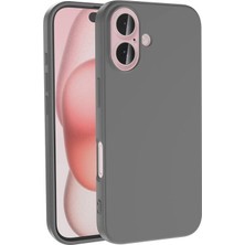 Mobixa iPhone 16 Şık Leke Yapmayan Esnek Kadife Dolgulu Oxshan Premium Silikon Kılıf