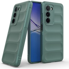 TeleZone Oppo A5 Kılıf Içi Kadifeli ve Kolay Tutuş Için Tasarlanmış Handyx Premium Silikon Kapak