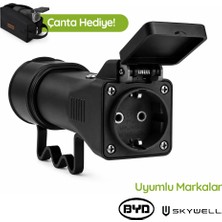 Plugen Tek Çıkışlı V2L Adaptör Byd Skywell Uyumlu Schuko Çıkış 3.6 Kw