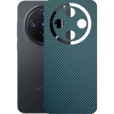 Kapps Vivo X200 Pro Mini ile Uyumlu Fiber Serisi Premium Arka Kapak Kaplama(Kenarlar Yoktur!)