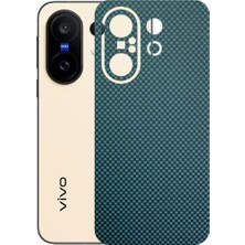 Kapps Vivo X200FE ile Uyumlu Fiber Serisi Premium Arka Kapak Kaplama(Kenarlar Yoktur!)