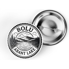 İberk (4'lü Set) Iğneli Çanta Rozeti - Bolu Türkiye Şehri Serisi - 44 mm