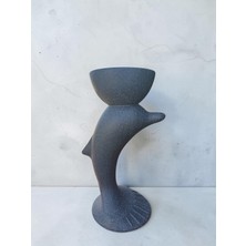 Dolphın Dekoratif Plastik Saksı 65X30 – Modern Tasarım Saksı
