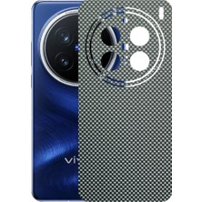 Kapps Vivo X200 Pro ile Uyumlu Fiber Serisi Premium Arka Kapak Kaplama(Kenarlar Yoktur!)