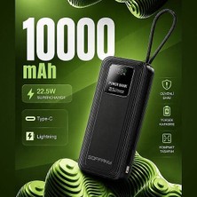 Soffany HY-310 10.000 Mah Powerbank 22.5W  Type-C + Lightning Çıkışlı