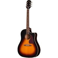 Epiphone J-45 Studio Ec Elektro Akustik Gitar (Vintage Sunburst)