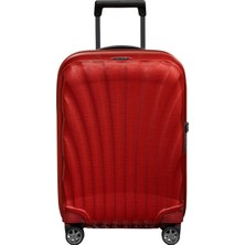 Samsonite C-Lite Kırmızı - 55/20 Körüklü Kabin Boy Valiz