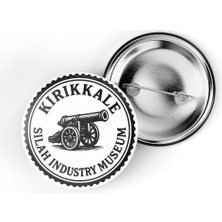 İberk (4'lü Set) Iğneli Çanta Rozeti - Kırıkkale Türkiye Şehri Serisi - 44 mm