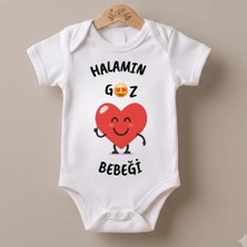 Egg Baby Hala Yazılı Bebek Zıbın Halam Temalı Komik Tasarımlı Bebek Body %100 Pamuk Hediyelik