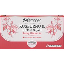 Fitomer  Kuşburnu & Hibiskus Çayı 2 Gr 20 li Paket