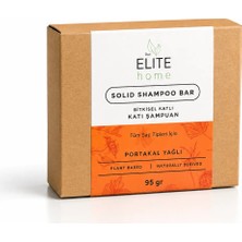 the Elite Home Katı Şampuan Portakal Yağlı 95 gr | Bitkisel Bazlı Solid Shampoo Bar | Sülfatsız Şampuan