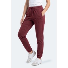 Slazenger Merya I Kadın Slim Fit Bordo Eşofman Altı