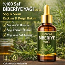 Biorganix Life Life %100 Saf Biberiye Yağı 20 ml – Soğuk Sıkım, Doğal & Katkısız