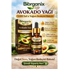 Biorganix Life Life Avokado Yağı 20 ml – %100 Saf & Yoğun Besleyici Bakım!