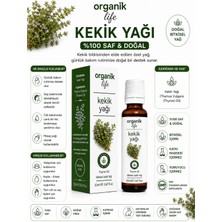 Organik Life Acı Kekik 20 ml | Bitkisel Sabit Yağ | Cilt ve Saç Bakım Yağı