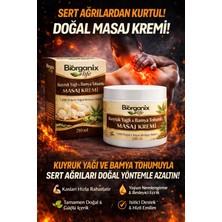 Biorganix Life Life Kuyruk Yağlı & Bamya Tohumlu Masaj Kremi 210 ml – Yoğun Rahatlatıcı &