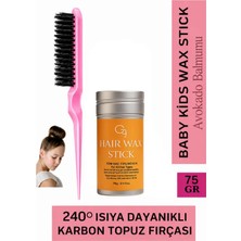 Yurish Ikt 2’li Set Saç Şekillendirme Wax & Topuz Fırçası Orta Tutuculuk Özelliği ile Doğal Malzeme