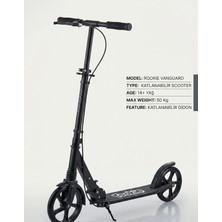 Rookie Vanguard 2'si 1 Arada Katlanabilir Scooter - 14+ Yaş, 50KG