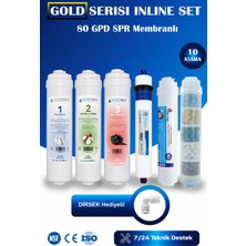 Watermelon GOLD Serisi Kapalı Kasa 10 Aşama Watermelon Membranlı ULTRA Mineral Takviyeli  Filtre Bakım Seti