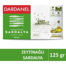 Dardanel Çanakkale Sardalya Zeytinyağlı 125 gr Hızlı Hazırlanır ve Lezzetli