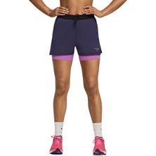 Puma  x Hyrox Dryelite 2in1 Kadın Mor Antrenman Şort 52857764
