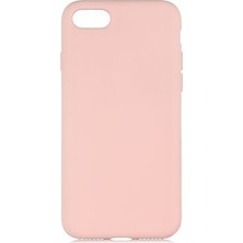 TeleZone iPhone 7 Kılıf Şık Leke Yapmayan Esnek Kadife Dolgulu Oxshan Premium Silikon Kapak