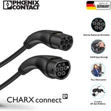 Phoenix Contact Charx ET2CP-3AC32-5,0MES00P1 Elektrikli Araç Tip 2 Kablo 5m