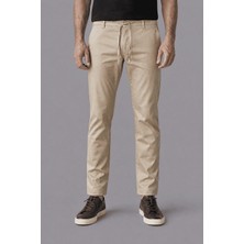 Bisse Bej Pamuk Cepli Bağcıklı Pamuklu Comfort Lastikli Spor Pantolon PNS25Y25102_07