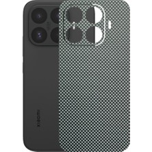 Kapps Xiaomi 17T ile Uyumlu Fiber Serisi Premium Arka Kapak Kaplama(Kenarlar Yoktur!)