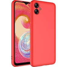 TeleZone Samsung Galaxy A04E Kılıf Şık Leke Yapmayan Esnek Kadife Dolgulu Oxshan Premium Silikon Kapak