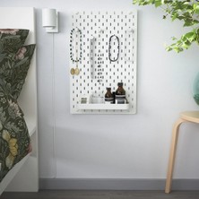 Ikea Skådıs Çok Amaçlı Pano , Beyaz, 36X56 Cm(Tüm Aksesuarlar Dahil)