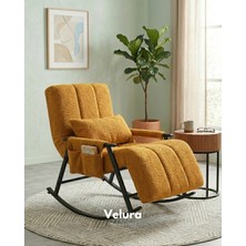 Velura Home & Living Coco Sallanan Berjer & Tv Koltuğu & Dinlenme & Okuma & Emzirme Koltuğu
