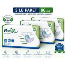 Flexi Life Plus Yetişkin Hasta Bezi Orta Boy (M) 30'lu x 3'lüpaket