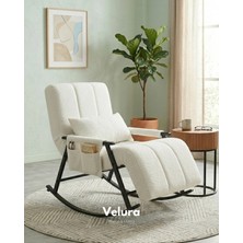 Velura Home & Living Coco Sallanan Berjer & Tv Koltuğu & Dinlenme & Okuma & Emzirme Koltuğu